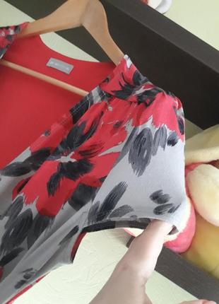 Приголомшливе яскраве плаття на запах з трендовим принтом floral4 фото