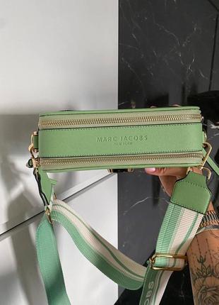 Сумка женская marc jacobs mint ll ментоловая (марк джекобс, рюкзак, клатч, кошелек, сумочка)3 фото