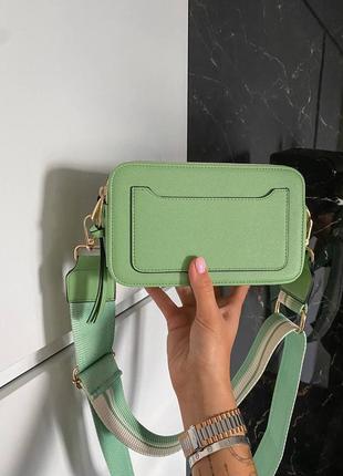 Сумка женская marc jacobs mint ll ментоловая (марк джекобс, рюкзак, клатч, кошелек, сумочка)2 фото