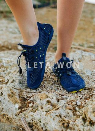 Синні кросівки, кеди для спорту пляжу аквашузы коралки акватапки сліпони2 фото
