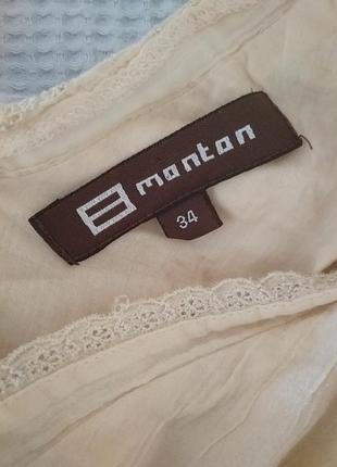 Платье летнее, мини, сарафан, хлопок, прошва, от monton 3