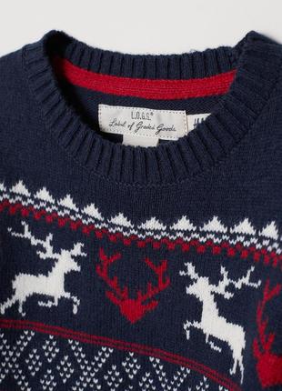 Детский пуловер для мальчика 6-8 лет h&m швеция размер 122-1282 фото