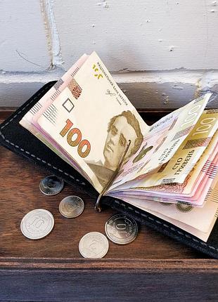 Кожаный зажим для денег stedley