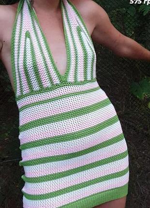 Вязаное платье 2