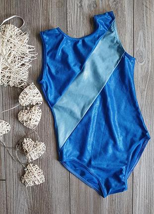 Купальник гімнастичний блискучий tp 7-10л