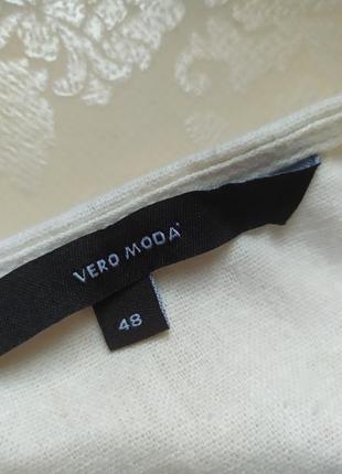 Шикарная льляная блуза ткань натуральная лен /  котон брльшого размера vero moda5 фото
