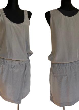 Фирменное стильное качественное натуральное платье из шёлка