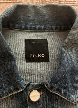 Очень красивая джинсовая куртка pinko оригинал6 фото