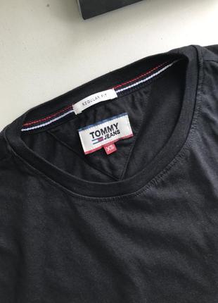 Чорна футболка tommy hilfiger оригінал2 фото