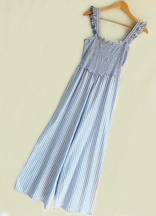 Шикарный льняной комбинезон от h&m