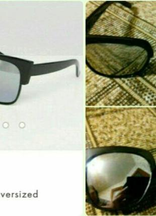 Гламурні чорні великі квадратні сонцезахисні окуляри, fc3 - висока захист6 фото