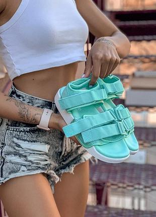 Жіночі сандалі adidas sennheiser slippers mint | жіночі сандалі