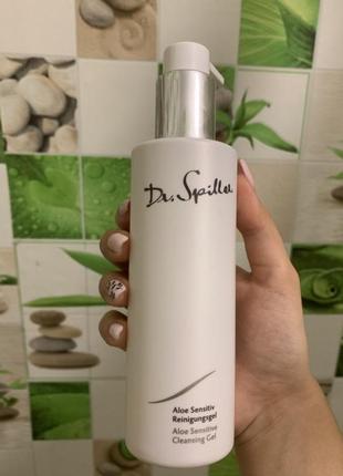 Очищающий гель для чувствительной жирной кожи dr. spiller aloe cleansing gel1 фото