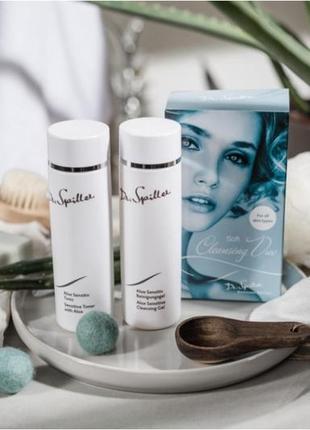 Очищаюче молочко для комбінованої шкіри dr. spiller cleansing milk with cucumber extract