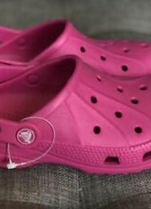 Crocs ralen clog fuchsia оригинал 28 размер и 34 размер1 фото