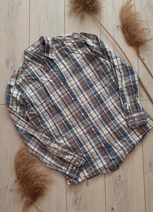 Брендова чоловіча сорочка на довгий рукав німецька якість m-l