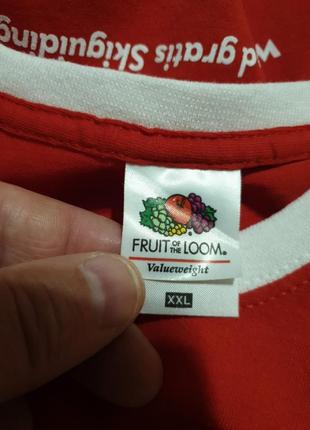 Яркая брендовая футболка fruit of the loom5 фото