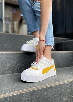 Кроссовки/кеды  puma cali yellow3 фото