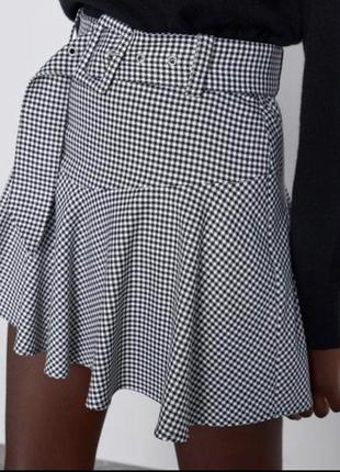 Трендовая классная юбка шорты от zara 😍🔥2 фото