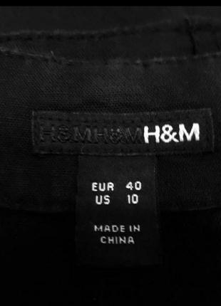 Лёгкие, дышащие летние брюки, капри з льна и ххлопка от h&m8 фото