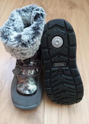 Зимові теплі чобітки primigi з мембраною gore-tex, 25-266р.5 фото