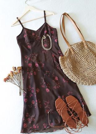 Сукня в білизняному стилі esprit в квітковий принт