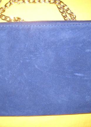 2 в 1 сумка синя маленька сумочка клатч3 фото