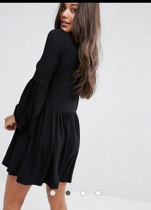 Чёрное платье гольф от asos