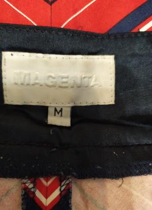 Шикарная  хлопковая юбка magenta4 фото