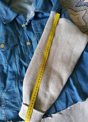 Стильный костюм,джинсовка + юбка,хит сезона, размер м.5 фото