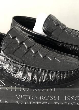 Мужские кожанные туфли популярного бренда vitto rossi.3 фото