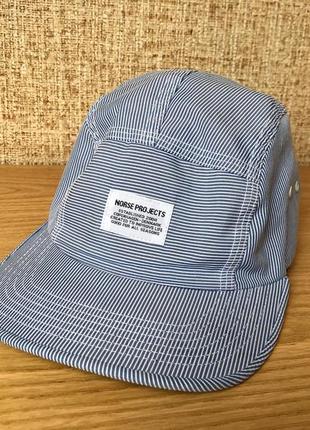 Кепка: norse projects 3 needle pinstripes 5 panel