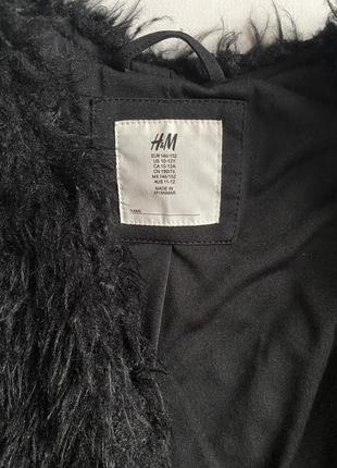 Кофта-куртка меховая h&m на девочку 10лет2 фото