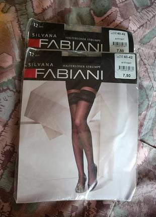 Панчохи fabiani, 40-42, антрацит