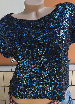 Футболка с паетками yamamay