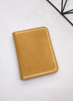 Мужское кожаное портмоне с зажимом stedley ручной работы2 фото