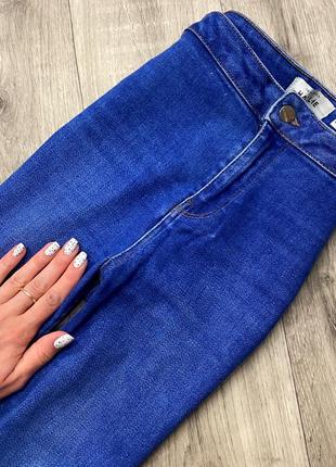 Скинни джинсы высокая посадка яркий цвет7 фото
