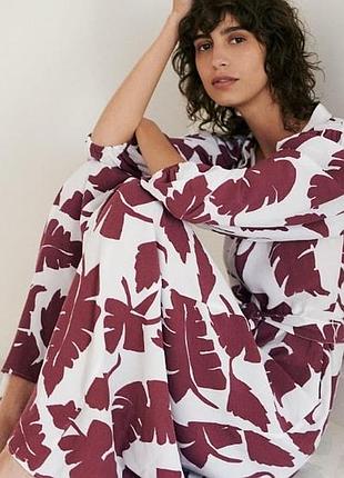 Шикарное платье из вискозы  zara6 фото