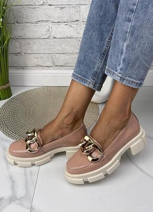 Туфли на платформе кожа лак 👠👍🌹 6
