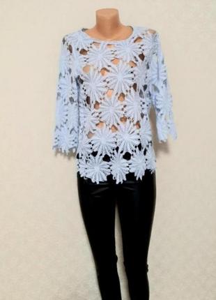 🌸стильна,оригінальна,ніжна блуза з мережива🌺