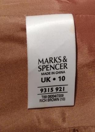 Крутая кожанная куртка marks&spencer, 100% натуральная кожа, размер 10/38 или м9 фото