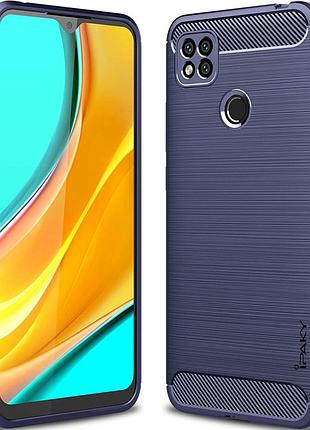 Tpu чехол ipaky slim series xiaomi 9c синій