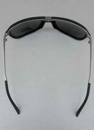 Porsche design очки маска мужские солнцезащитные черные с серым поляризированые4 фото