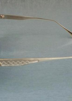 Maybach очки мужские солнцезащитные темно серый градиент в золотой металлической оправе3 фото