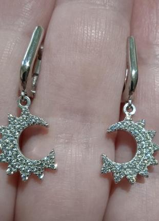 Серьги серебро