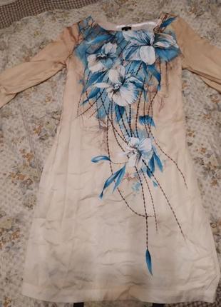 Легкое воздушное шелковое платье1 фото
