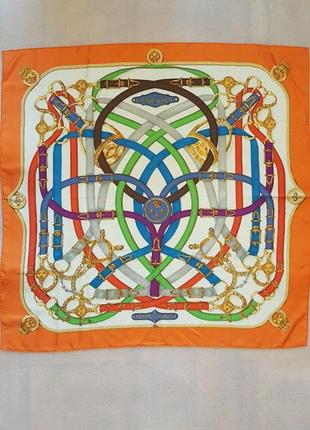 Шелковый платок hermes cavalcadour, автор henri d'origny.