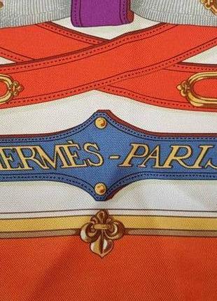 Шелковый платок  hermes cavalcadour, автор henri d'origny4 фото