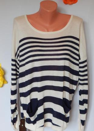 Свитшот*пуловер *джемпер прямого кроя warehouse(размер 10-12)