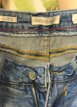 Фирменные итальянские джинсы- skinny/26/brend fracomina4 фото